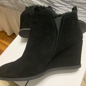 Brand New!  Dolce Vita genuine suede wedge bootie